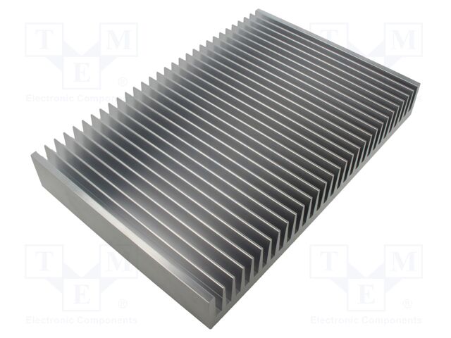 Heatsink: extruded; grilled; natural; L: 200mm; W: 300mm; H: 40mm