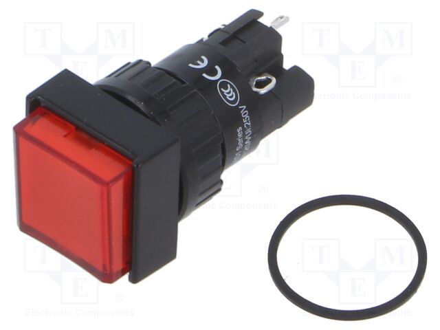 Switch: push-button; Pos: 2; SPDT; 2A/220VAC; 0.1A/220VDC; ON-ON