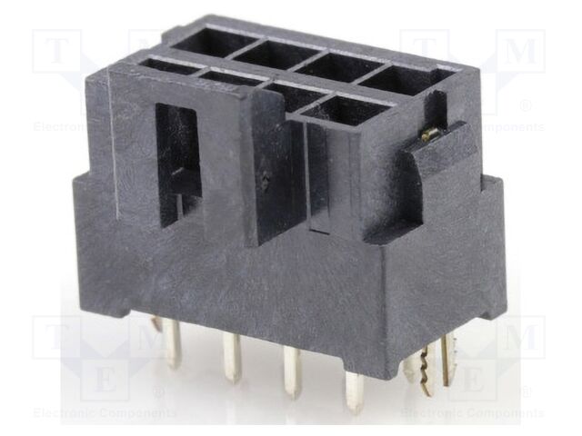 Connector: wire-board; male; Ultra-Fit; 400V; PIN: 8; vertical; THT