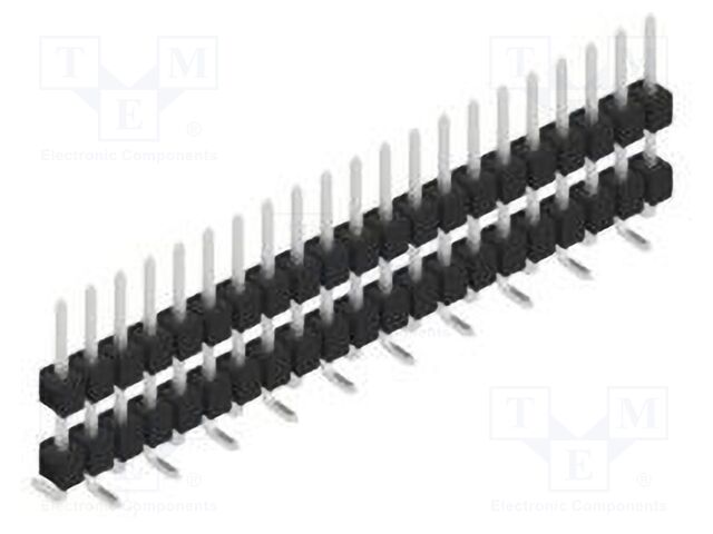 Connector: pin strips; pin header; male; PIN: 21; 2.54mm; SMT; 1x21