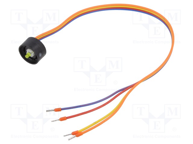 Contact block; 84; IP40; Leads: 300mm leads; Contacts: NO; 10mA