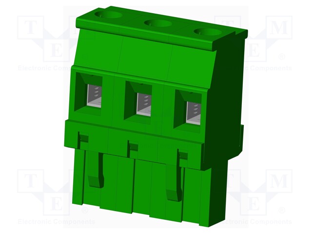 Connector: pluggable terminal block; plug; female; angled 90°