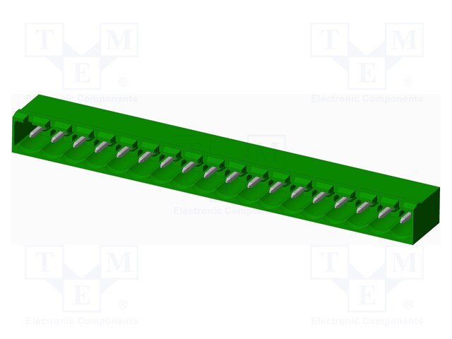 Connector: pluggable terminal block; socket; male; angled 90°
