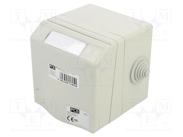 Connector: AC supply 3-phase; socket; female; 16A; 415VAC; IP44