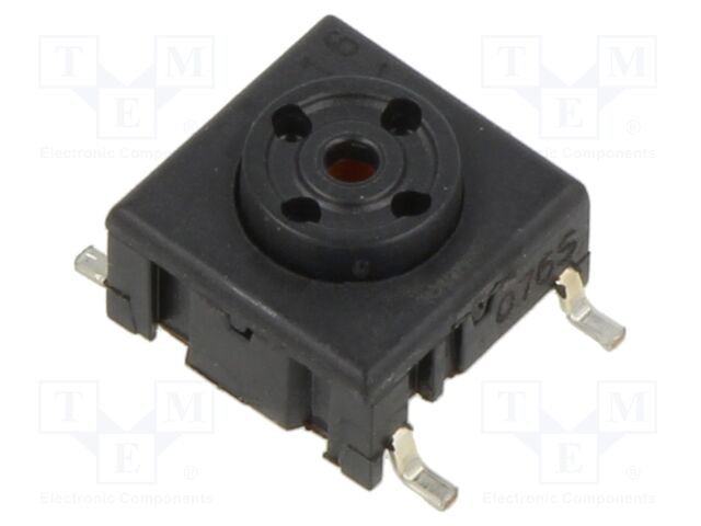 Microswitch TACT; SPST; Pos: 2; 0.05A/24VDC; SMT; 3.5N; 10x10x5.1mm