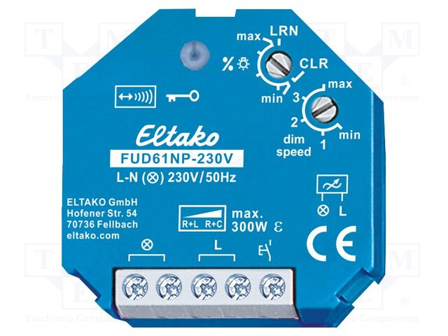 Dimmer; EnOcean; plaster embedded; 230VAC; intelligent house