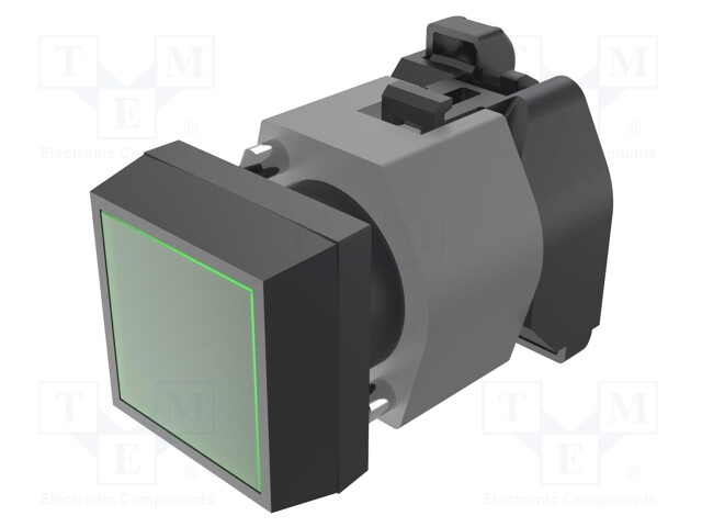 Control lamp; 22mm; OptoHiT; -40÷55°C; Ø22.3mm; IP65; green