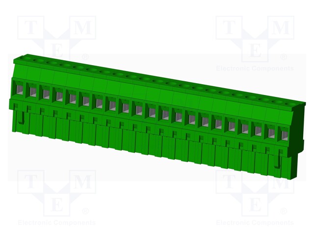 Connector: pluggable terminal block; plug; female; angled 90°