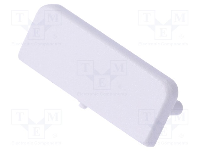 Cap for LED profiles; white; ABS; Application: SURFACE14; V: GEN2