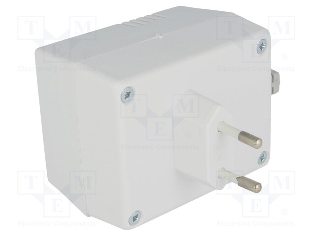 Enclosure: for power supplies; vented; X: 54.2mm; Y: 82mm; Z: 55mm