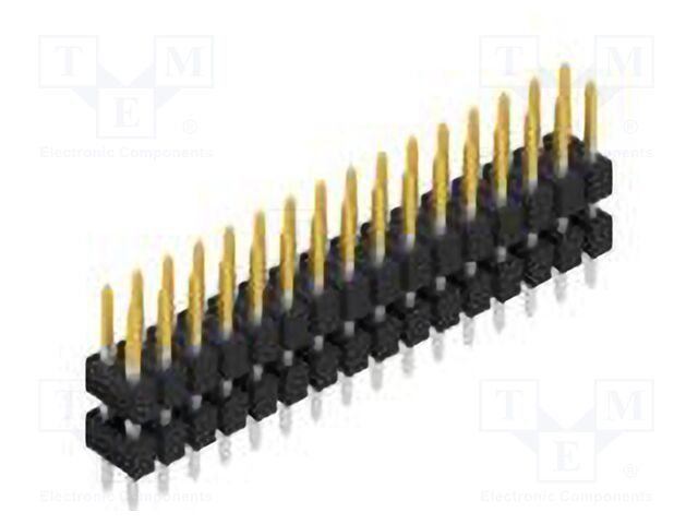 Connector: pin strips; pin header; male; PIN: 32; 2.54mm; THT; 2x16