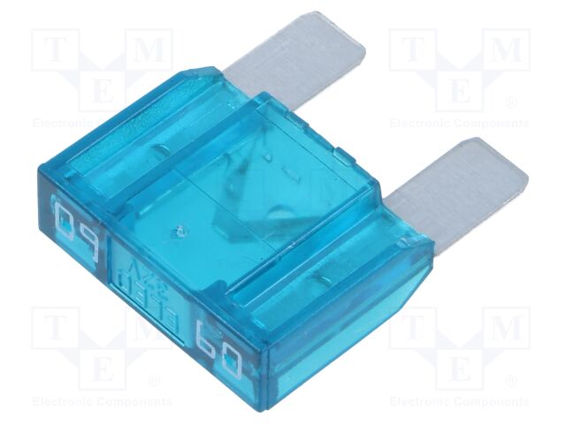 Fuse: fuse; 60A; 32VDC; automotive; 29.5mm; 29.5x9x34.1mm