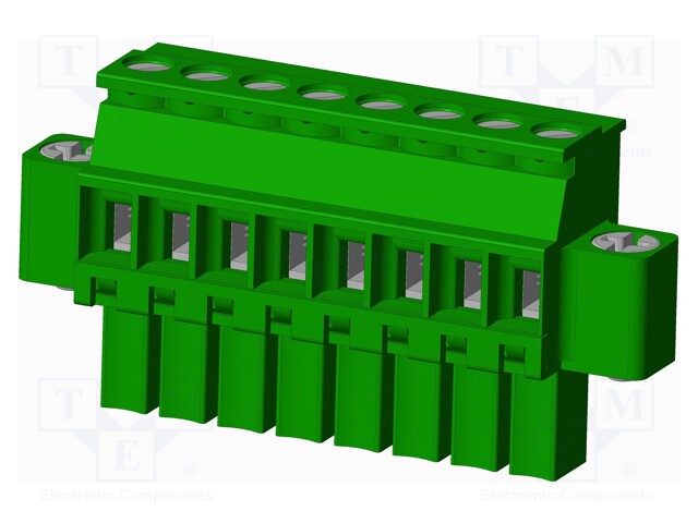 Connector: pluggable terminal block; plug; female; angled 90°