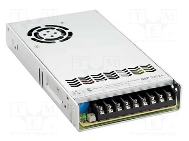 Power supply: switching; for building in; 321.6W; 24VDC; 13.4A