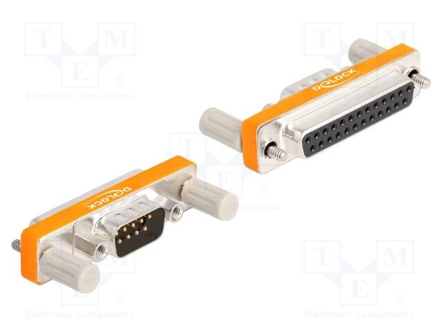 Adapter; D-Sub 25pin socket,D-Sub 9pin plug