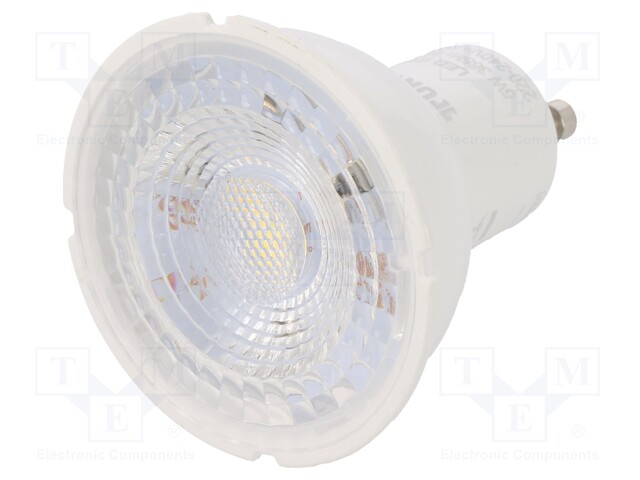 LED lamp; natural white; GU10; 220/240VAC; 390lm; 5W; 35°; 4000K