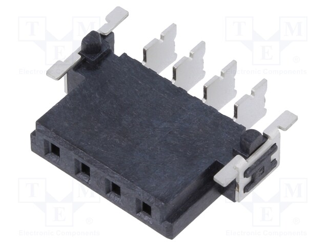 Connector: PCB to PCB; female; PIN: 4; 2.54mm; -55÷125°C; 21A; SMT