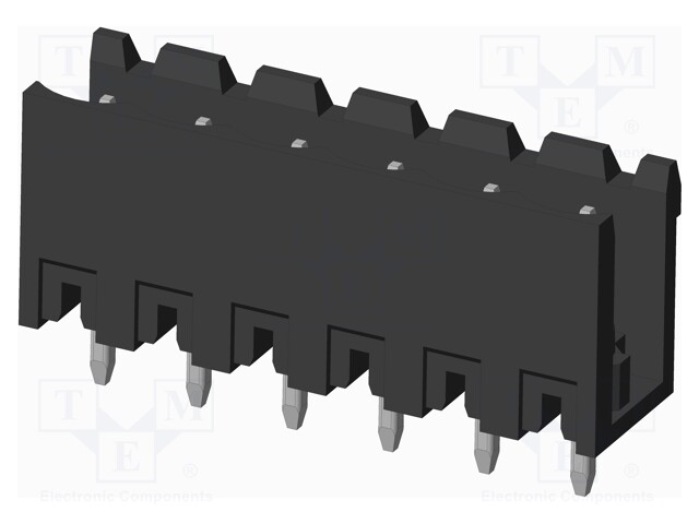 Connector: pluggable terminal block; socket; male; on PCBs