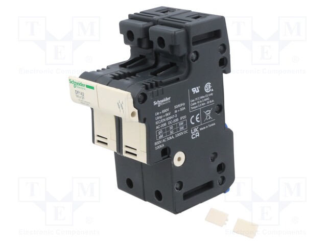 Fuse base; DIN; Poles: 2