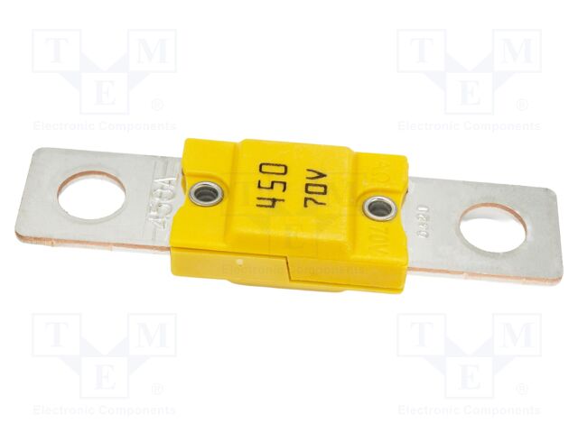 Fuse: fuse; 450A; 70VDC; automotive; 68mm; M8 screw; 68x16mm