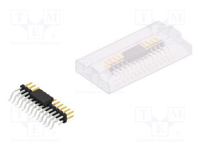 Connector: pin strips; pin header; male; PIN: 26; 2mm; SMT; 2x13
