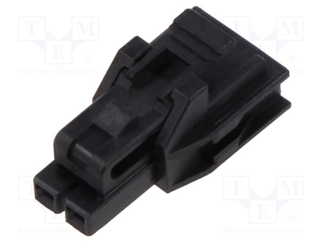 Connector: wire-board; Nano-Fit; PIN: 2; -40÷105°C; UL94V-0; plug