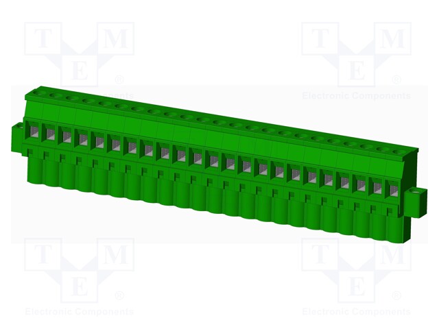 Connector: pluggable terminal block; plug; female; angled 90°
