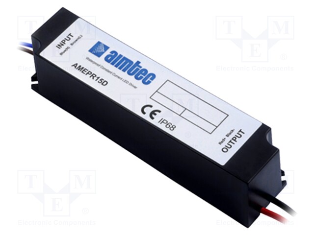 Power supply: switched-mode; LED; 15.8W; 30÷48VDC; 0.35A; IP20