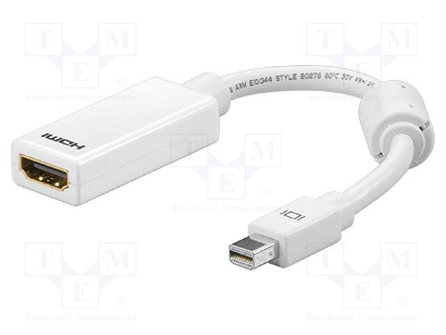 Adapter; mini DisplayPort plug,HDMI socket