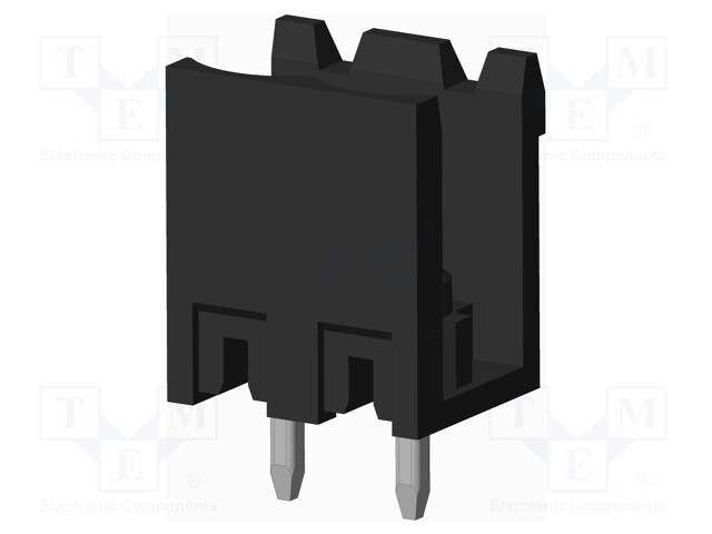 Connector: pluggable terminal block; socket; male; on PCBs