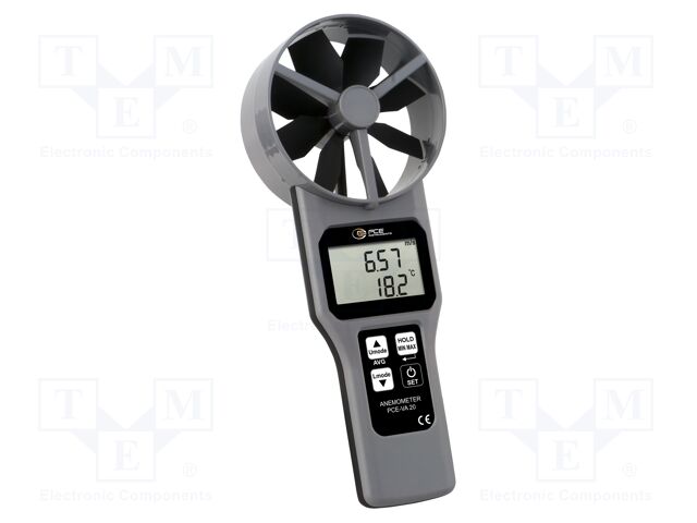 Thermoanemometer; LCD 2,5"; Velocity measuring range: 0.2÷30m/s