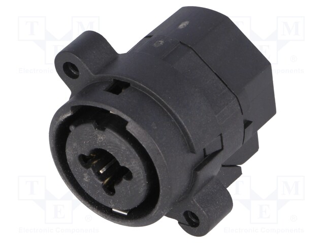 Socket; Jack 6,35mm + XLR; female; straight; THT