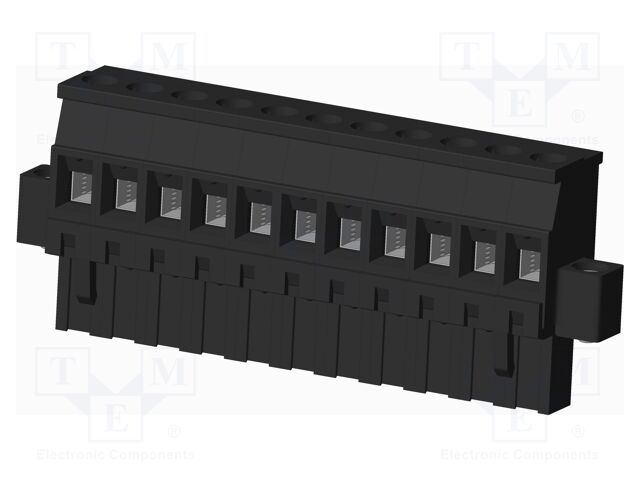 Connector: pluggable terminal block; plug; female; angled 90°
