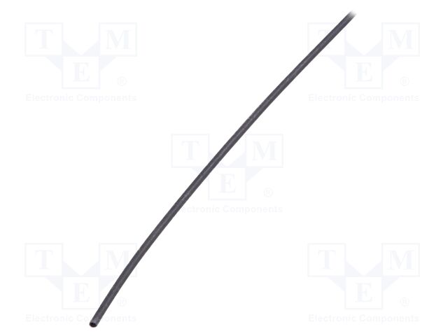 Heat shrink sleeve; 2: 1; 1.2m; black; polyolefine; 25pcs.