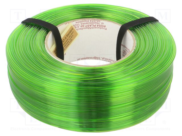 Filament: PET-G; 1.75mm; light green; 220÷250°C; 1kg; refill