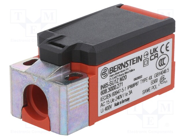 Limit switch; NO + NC; 5A; max.240VAC; max.24VDC; M20; IP66