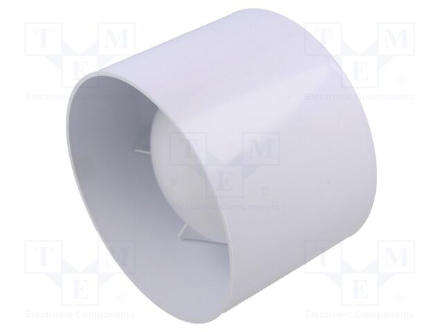 Fan: AC; axial; 230VAC; Ø118mm; 150m3/h; 46dBA; slide bearing; IPX2