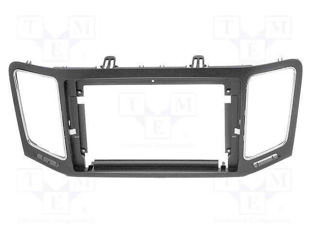 Radio frame; Seat,VW; black; 9"