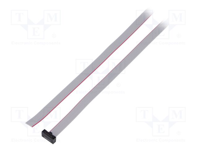 Ribbon cable with IDC connectors; Tape ph: 0.64mm; 990.6mm