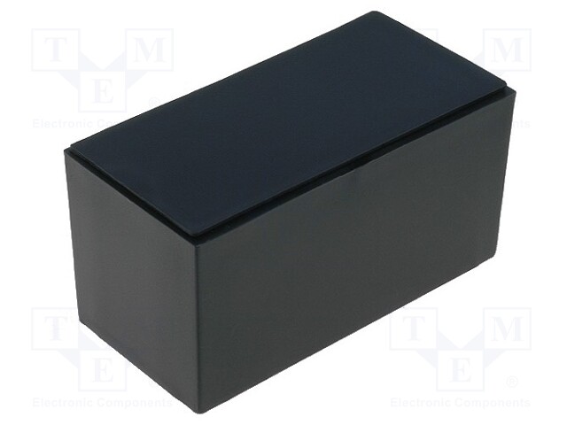 Enclosure: designed for potting; X: 36mm; Y: 70mm; Z: 35mm; black