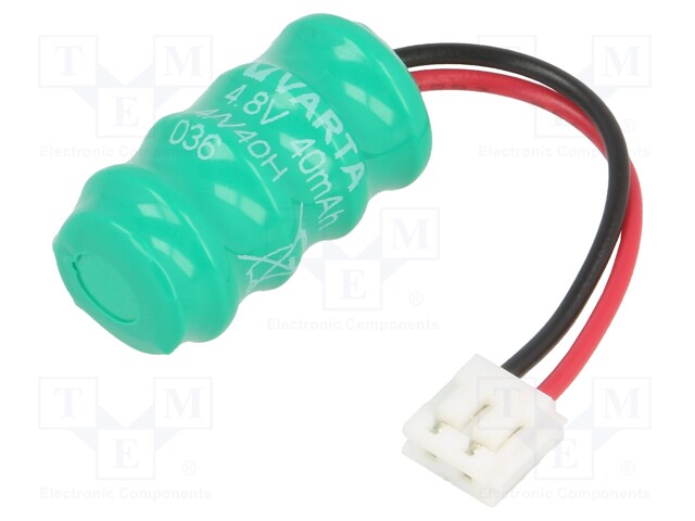 Re-battery: Ni-MH; 4/V40H; 4.8V; 40mAh; Leads: leads with plug