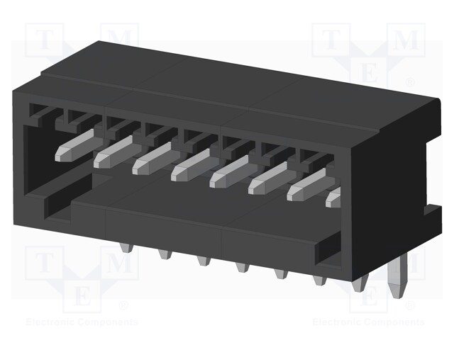 Connector: pluggable terminal block; socket; male; on PCBs