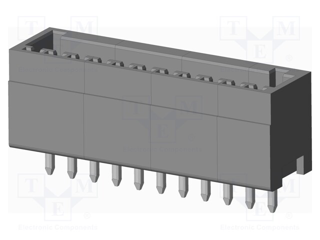 Connector: pluggable terminal block; socket; male; on PCBs