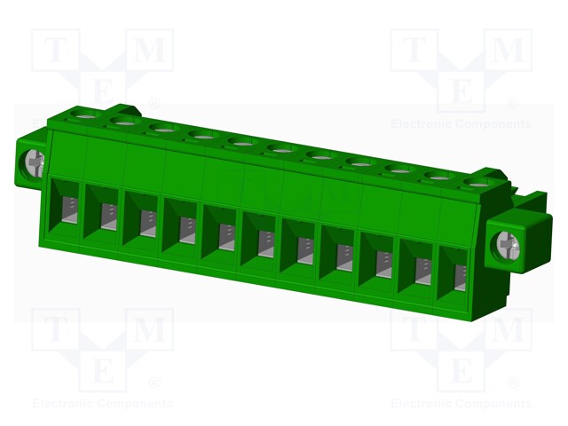 Connector: pluggable terminal block; plug; female; straight; 12A