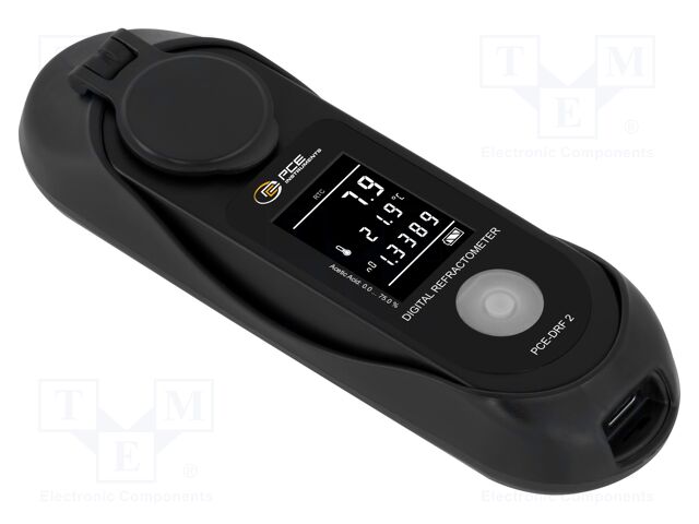 Meter: refractometer; LCD; 0÷75%,1,327÷1,377nD; Temp: 0÷40°C; IP65