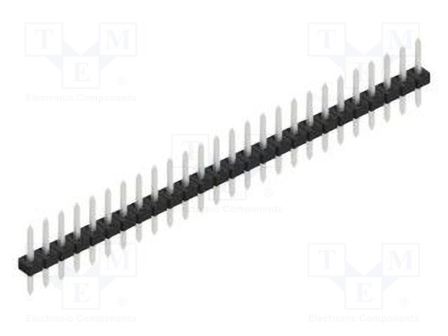 Connector: pin strips; pin header; male; PIN: 26; 2mm; THT; 1x26