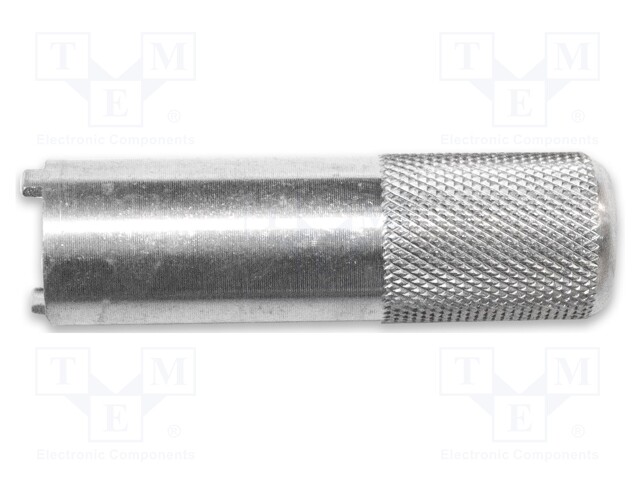 Tool: mounting tool; for mounting banana sockets on the panel