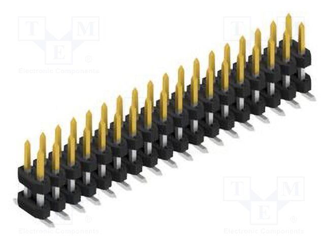 Connector: pin strips; pin header; male; PIN: 36; 2mm; SMT; 2x18
