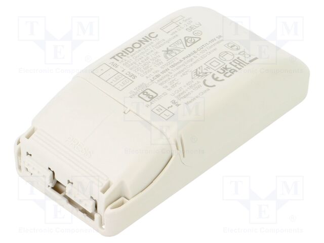 Power supply: switched-mode; LED; 10W; 28÷56VDC; 180mA; 198÷264VAC
