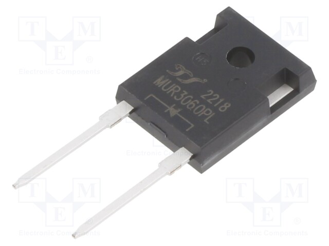 Diode: rectifying; THT; 600V; 30A; tube; Ifsm: 300A; TO247AC; 97ns